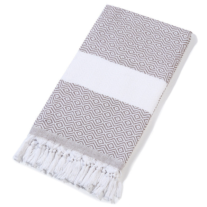 Luxurious Handmade Tassel Blanket Turkish Beach Towel – Vibrant Colors - Killer Products