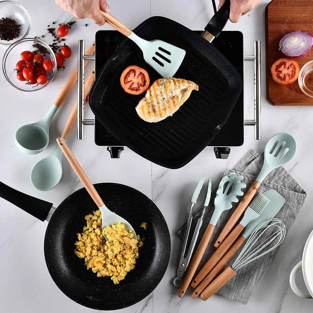 Premium 11 Pcs Non Stick Spatula Kitchenware Cooking Set - Killer Products