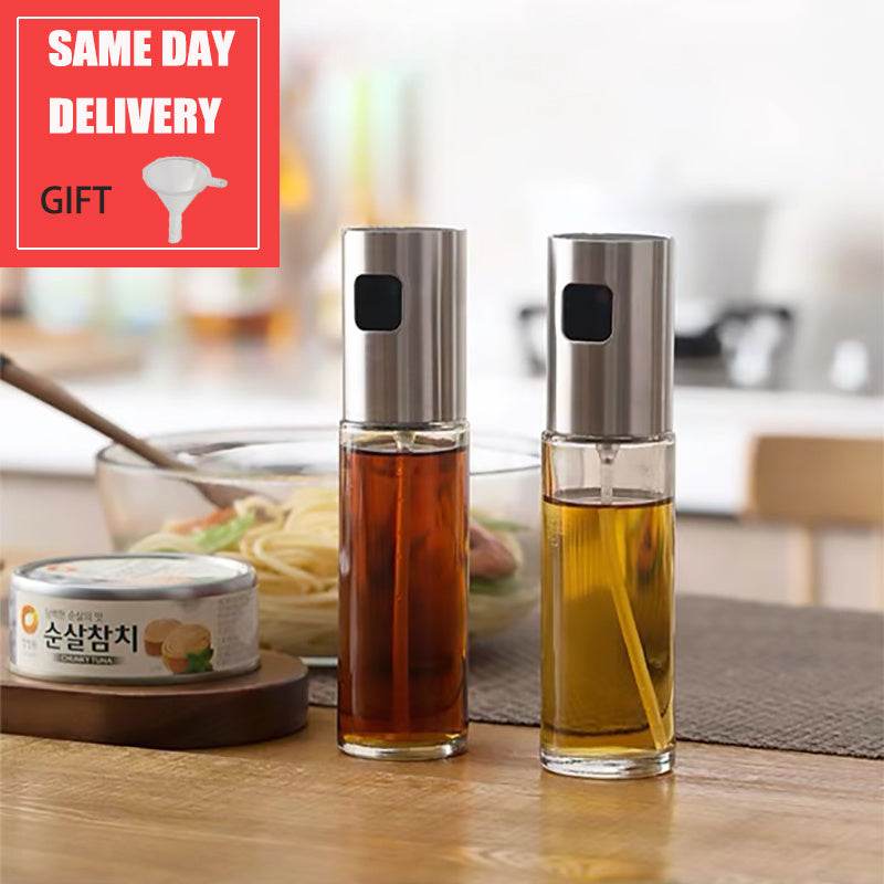 Elegant Glass Oil Vinegar Spray Bottle for Culinary Perfection - Killer Products