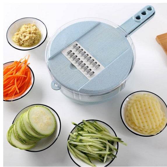 Versatile 8 In 1 Mandoline Slicer Set for Effortless Prep - Killer Products