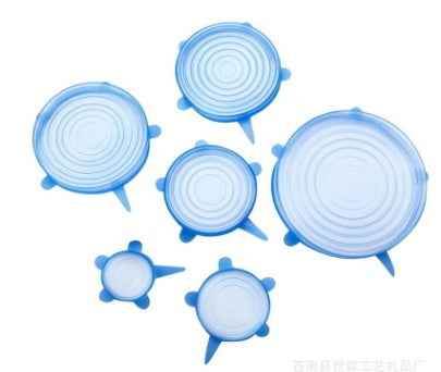 Versatile 6-Piece Stretch Siliconecover Set for Food Preservation - Killer Products