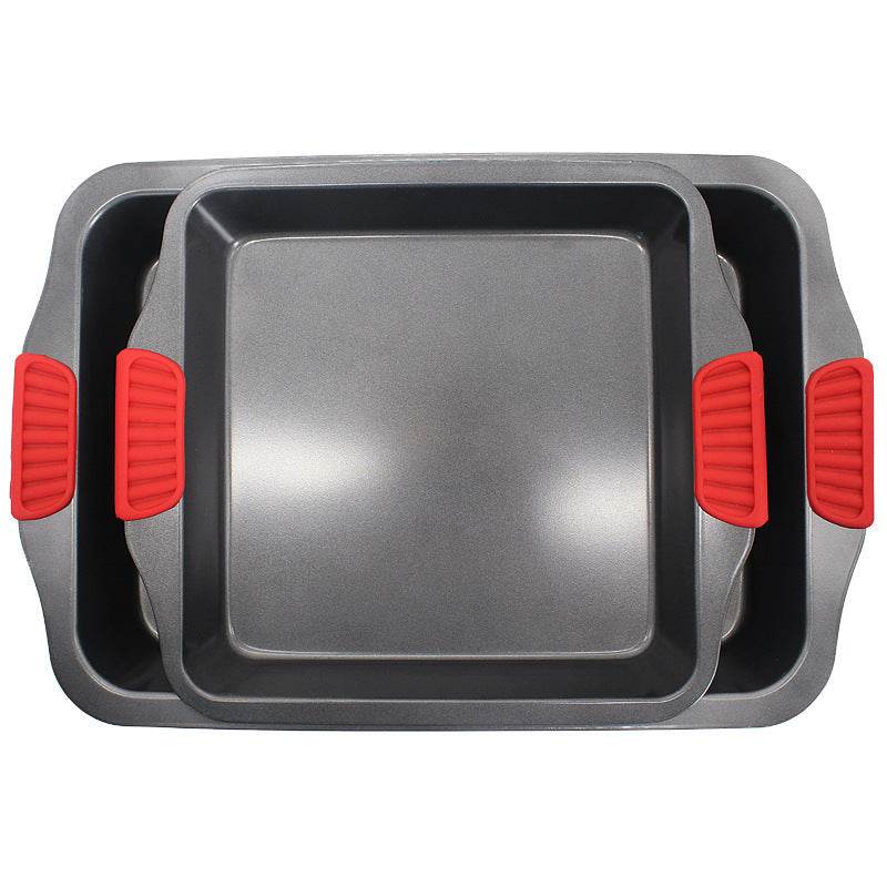 Silicone Binaural Baking Tray: Luxury Non-Stick Carbon Steel - Killer Products