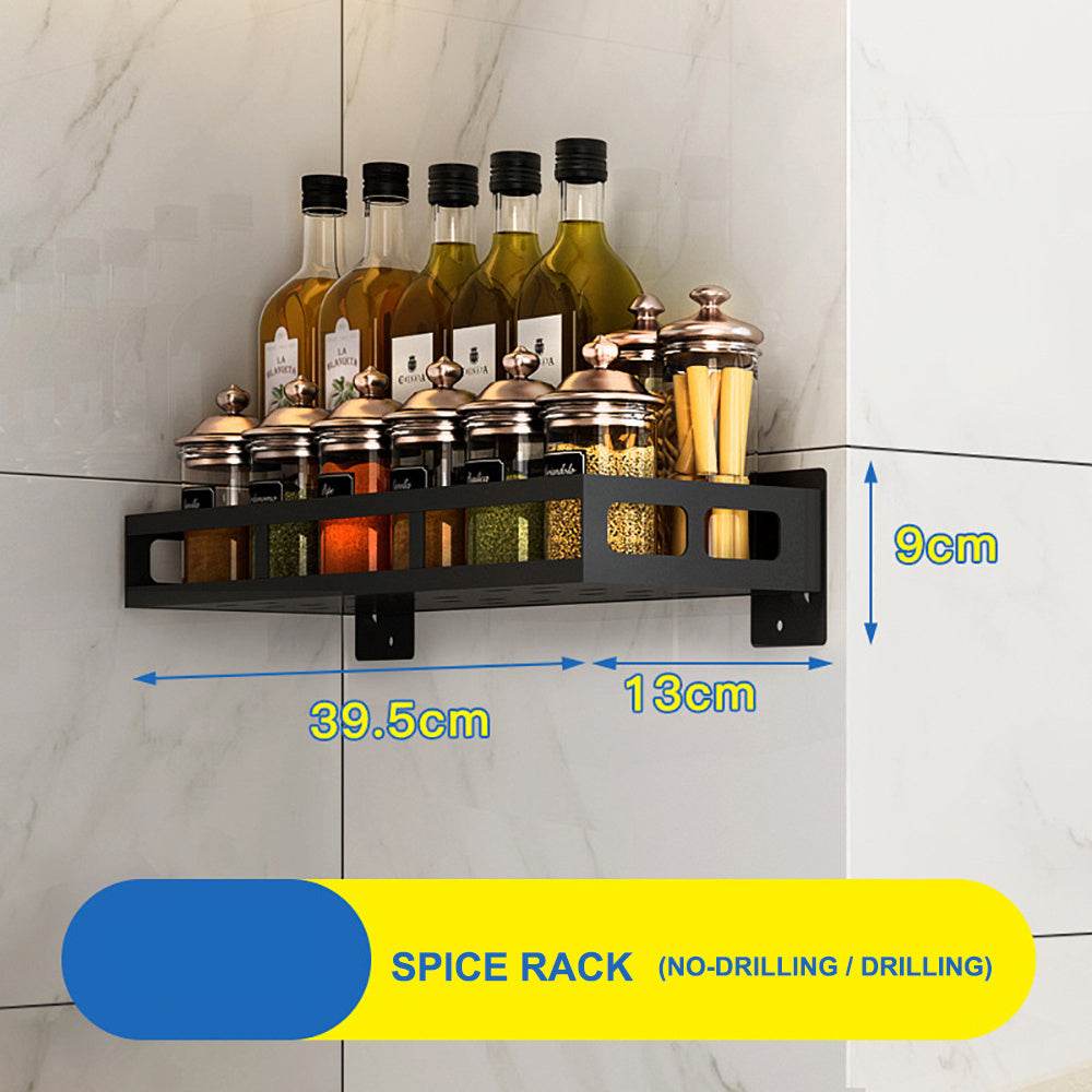 Modern Stainless Steel Kitchen Wall Shelf - Sleek Space Saver - Killer Products