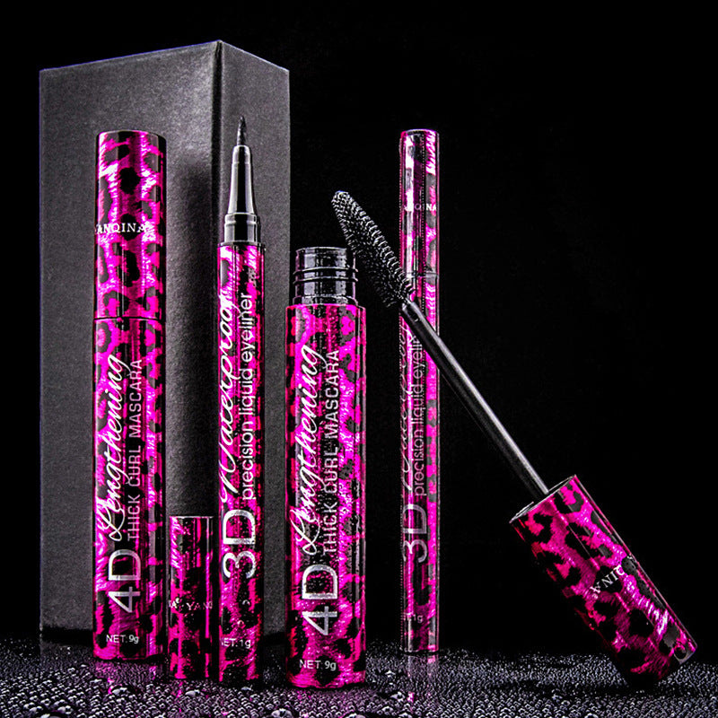 Leopard Print Mascara Eyeliner Suit: Bold Beauty Essentials Set - Killer Products