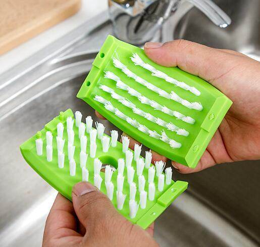Creative Kitchen Knife Fork Chopsticks Cleaning Brush With Suction - Killer Products