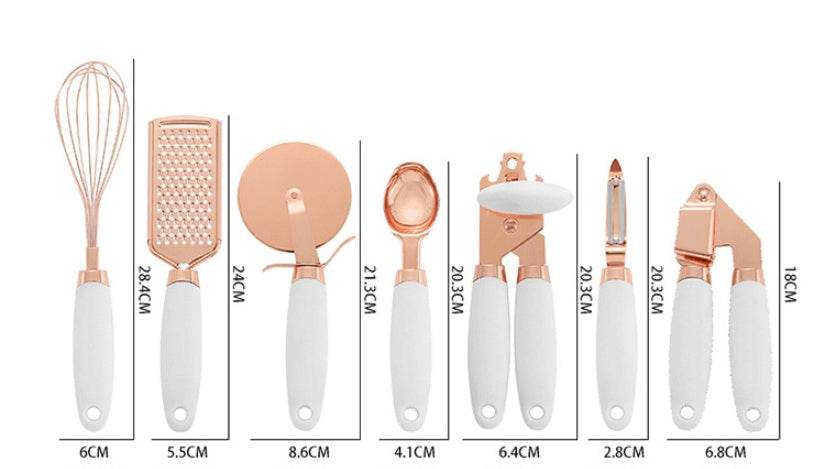 Elegant Kitchen Household Peeler Gadget Copper Plating Set - Killer Products