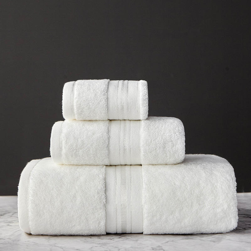 Luxury Pure Color Thick Cotton Bath Towel Set Collection - Killer Products