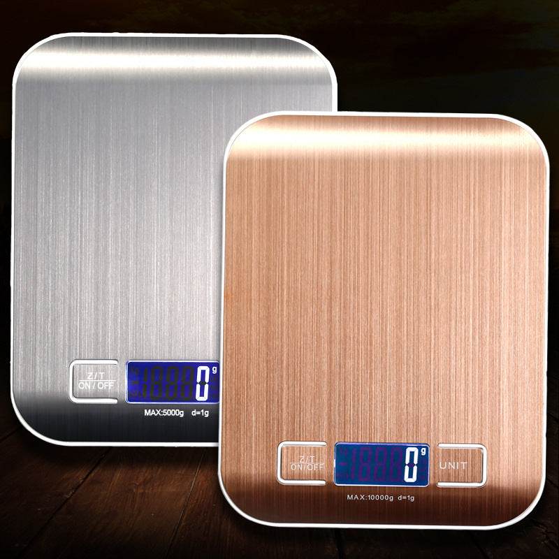 Rechargeable Stainless Steel Kitchen Scale with Small Flat Platform - Killer Products