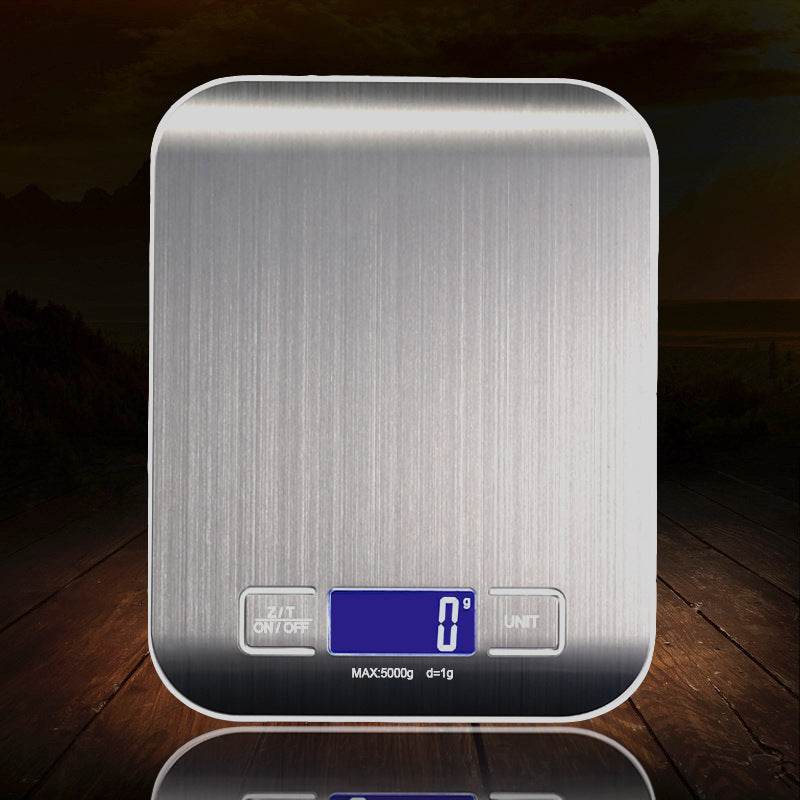 Rechargeable Stainless Steel Kitchen Scale with Small Flat Platform - Killer Products