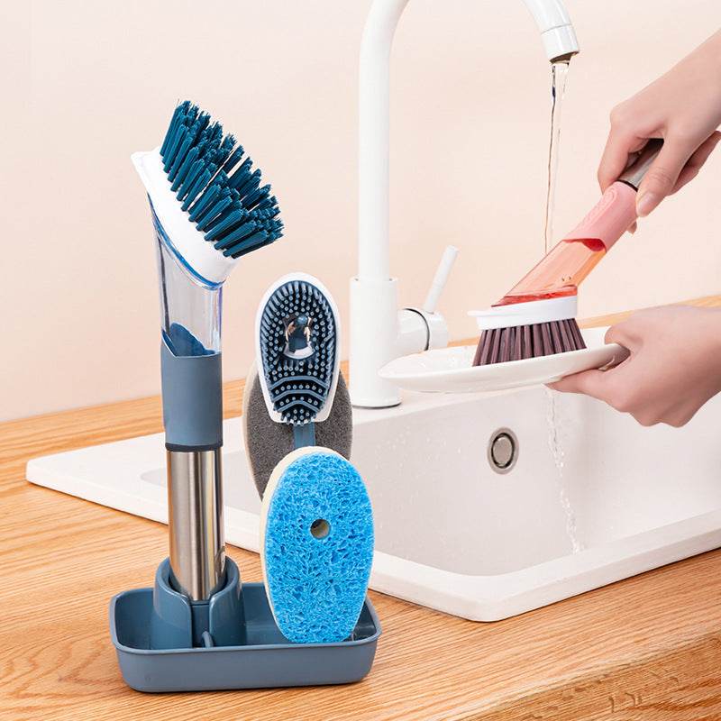 Effortless New Multifunctional Dish Brush for Hassle-Free Cleaning - Killer Products