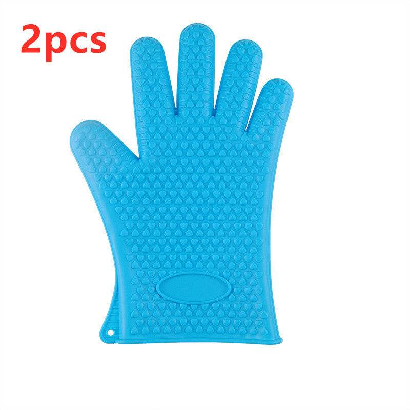Heat Proof Food Grade Silicone Oven Mitts for BBQ Safety - Killer Products
