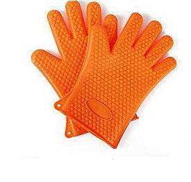 Heat Proof Food Grade Silicone Oven Mitts for BBQ Safety - Killer Products
