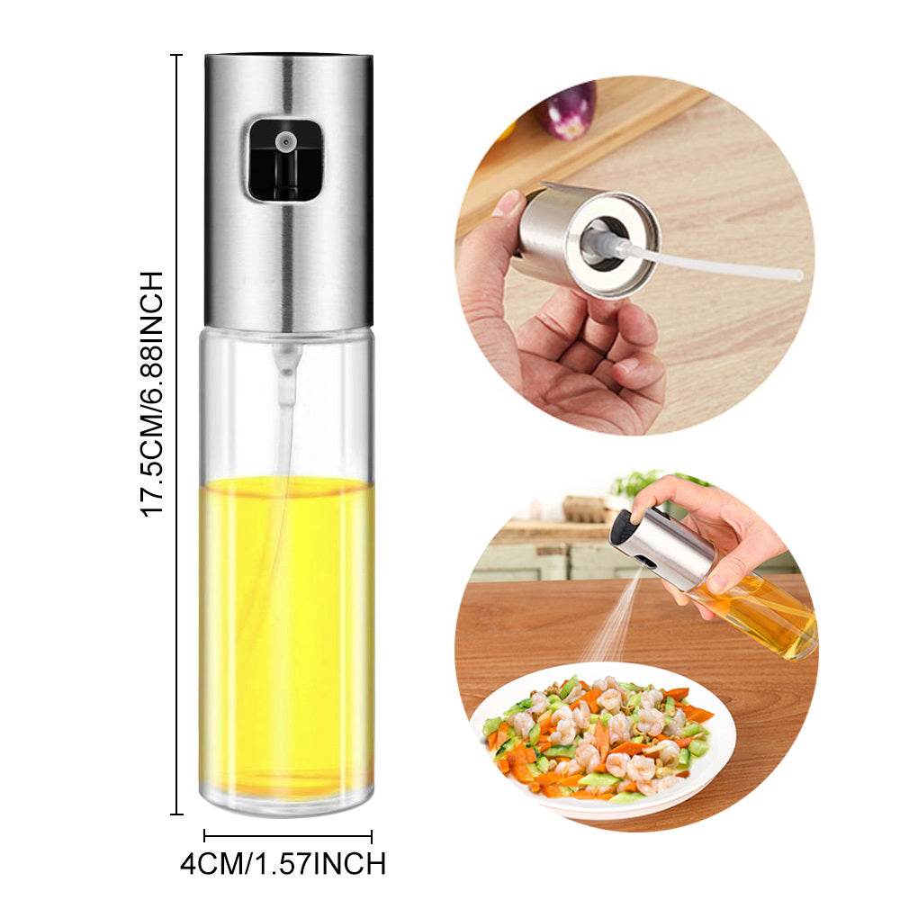 Elegant Glass Oil Vinegar Spray Bottle for Culinary Perfection - Killer Products