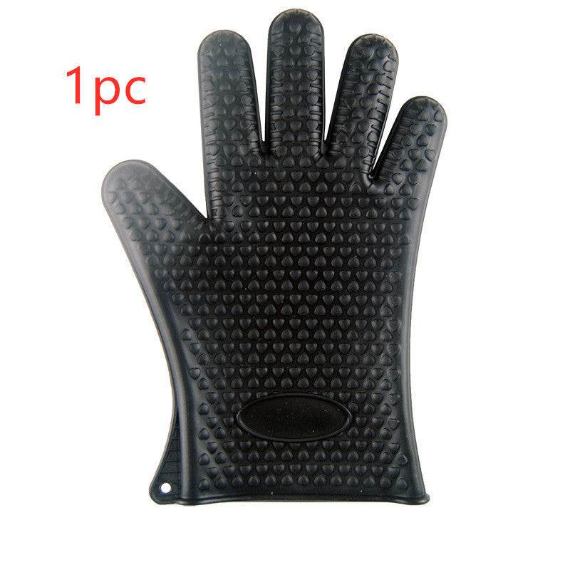 Heat Proof Food Grade Silicone Oven Mitts for BBQ Safety - Killer Products