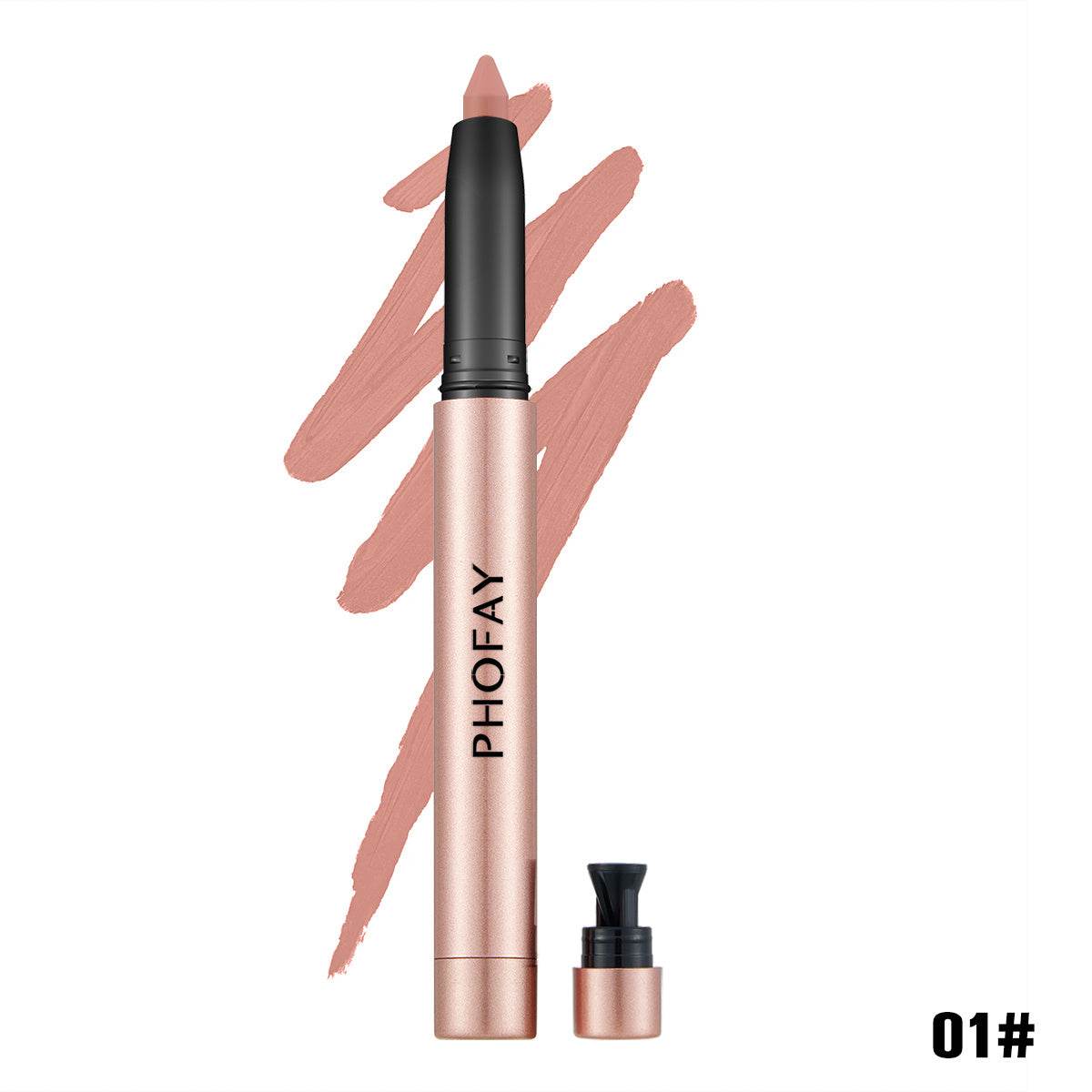 PHOFAY Matte Lip Liner Lipstick Pen: Silky, Effortless Elegance - Killer Products