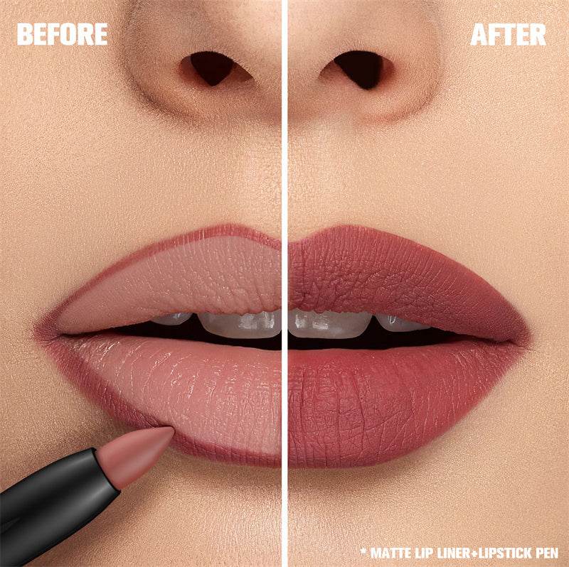PHOFAY Matte Lip Liner Lipstick Pen: Silky, Effortless Elegance - Killer Products