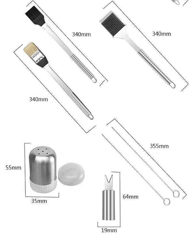 Premium BBQ Barbecue Tools Outdoor Baking Utensils Set - Killer Products