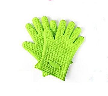 Heat Proof Food Grade Silicone Oven Mitts for BBQ Safety - Killer Products