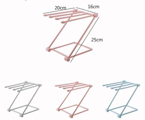 Foldable Dishcloth Shelf: Space-Saving Kitchen Accessories Gadget Organizer - Killer Products