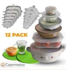 Versatile 6-Piece Stretch Siliconecover Set for Food Preservation - Killer Products