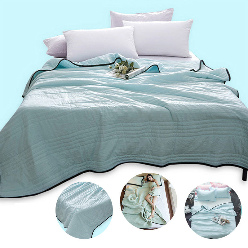 Pure Color Cooling Blanket: Compressible Summer Quilt Comfort - Killer Products
