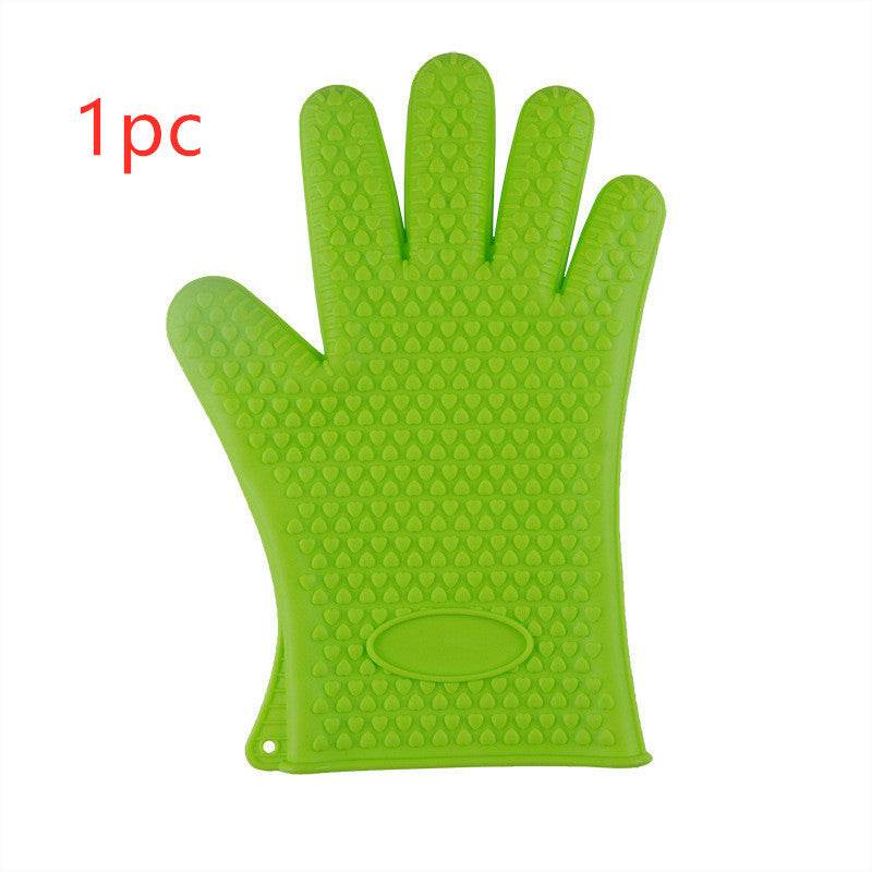 Heat Proof Food Grade Silicone Oven Mitts for BBQ Safety - Killer Products