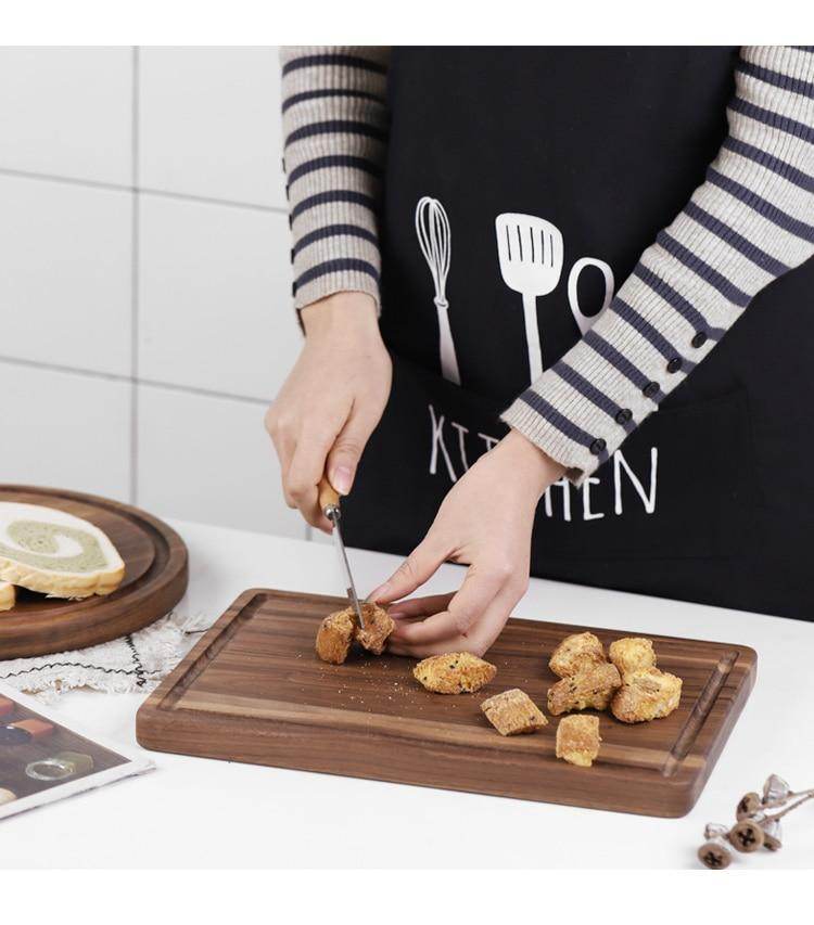 Black Walnut Wood Cutting Board - Elegant Dual-Sided Kitchen Tray - Killer Products
