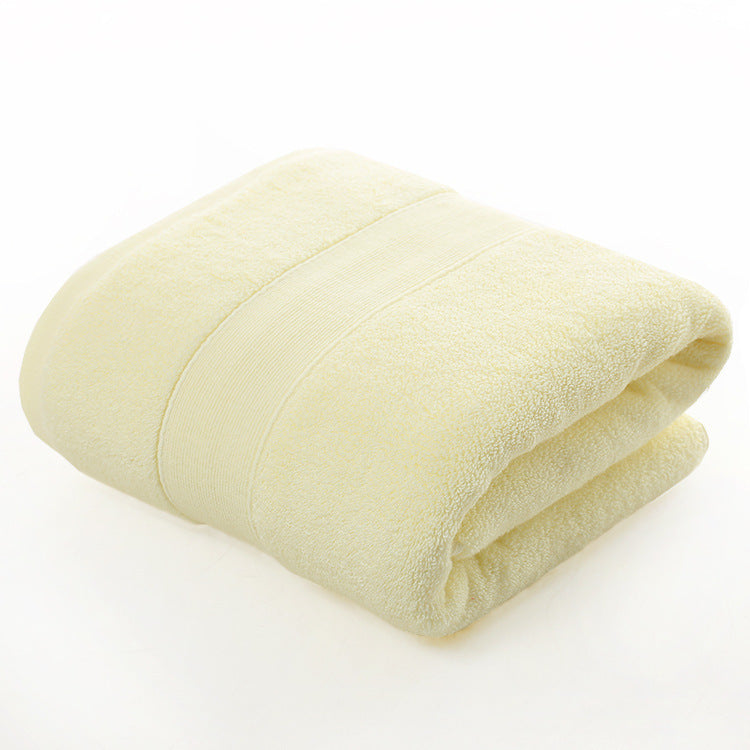 Luxurious Cotton Thickened Plain Colored Bath Towel: Ultimate Comfort - Killer Products