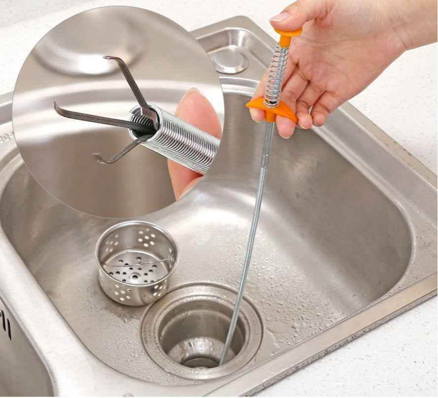 60CM Sewer Dredger Tool: Unclog Drains Effortlessly at Home - Killer Products