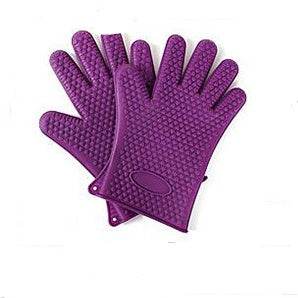 Heat Proof Food Grade Silicone Oven Mitts for BBQ Safety - Killer Products
