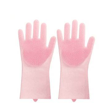 Silicone Heat-resistant Cleaning Brush Scrubbing Gloves for Kitchen Magic - Killer Products
