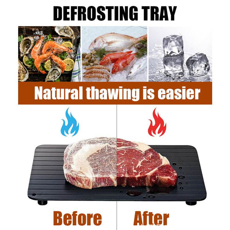 Speedy Quick Defrost Tray with Drip Tray for Fresh Cooking - Killer Products
