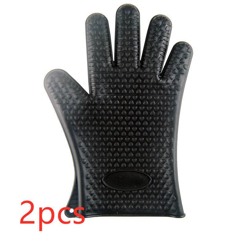 Heat Proof Food Grade Silicone Oven Mitts for BBQ Safety - Killer Products