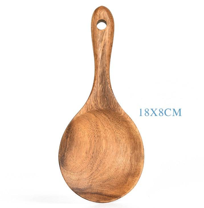 Teak Natural Wood Tableware: Versatile Kitchen Tool Sets Collection - Killer Products