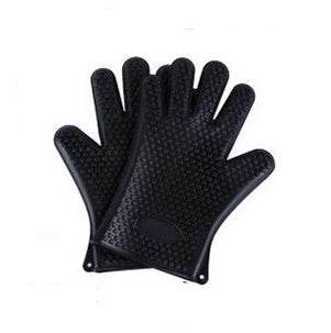 Heat Proof Food Grade Silicone Oven Mitts for BBQ Safety - Killer Products