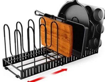 8 Tiers Iron Storage Racks: Elegant Kitchen Organizer Solution - Killer Products