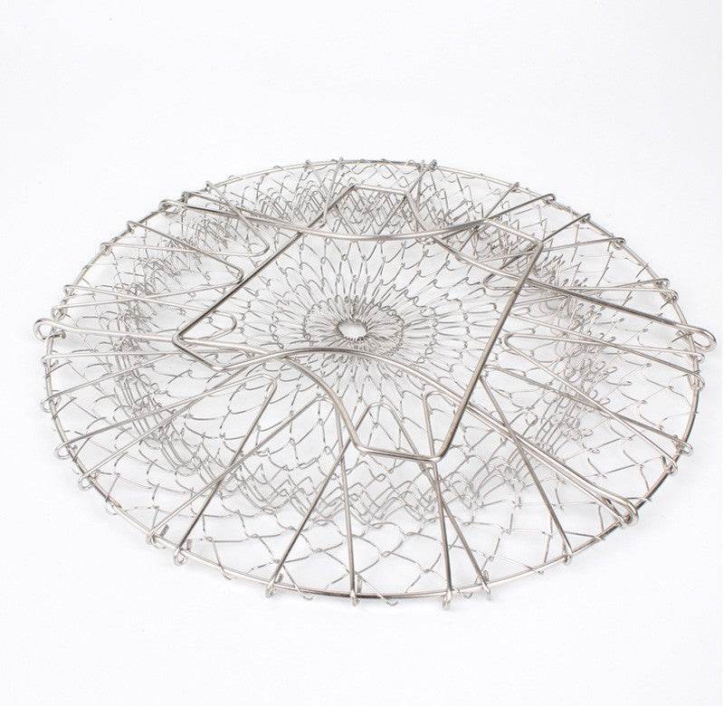Stainless Steel Multi-function Foldable Deep Fry Cooking Basket - Killer Products
