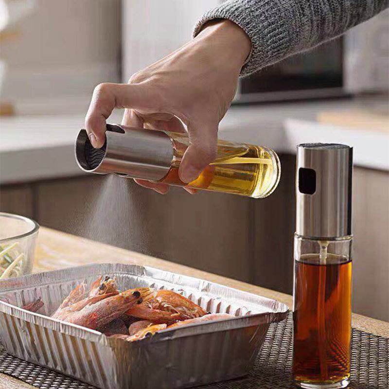 Elegant Glass Oil Vinegar Spray Bottle for Culinary Perfection - Killer Products