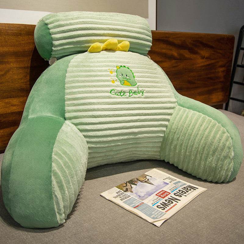 Striped Flannel Bedside Soft Upholstery Cushion: Cozy Animal Comfort - Killer Products