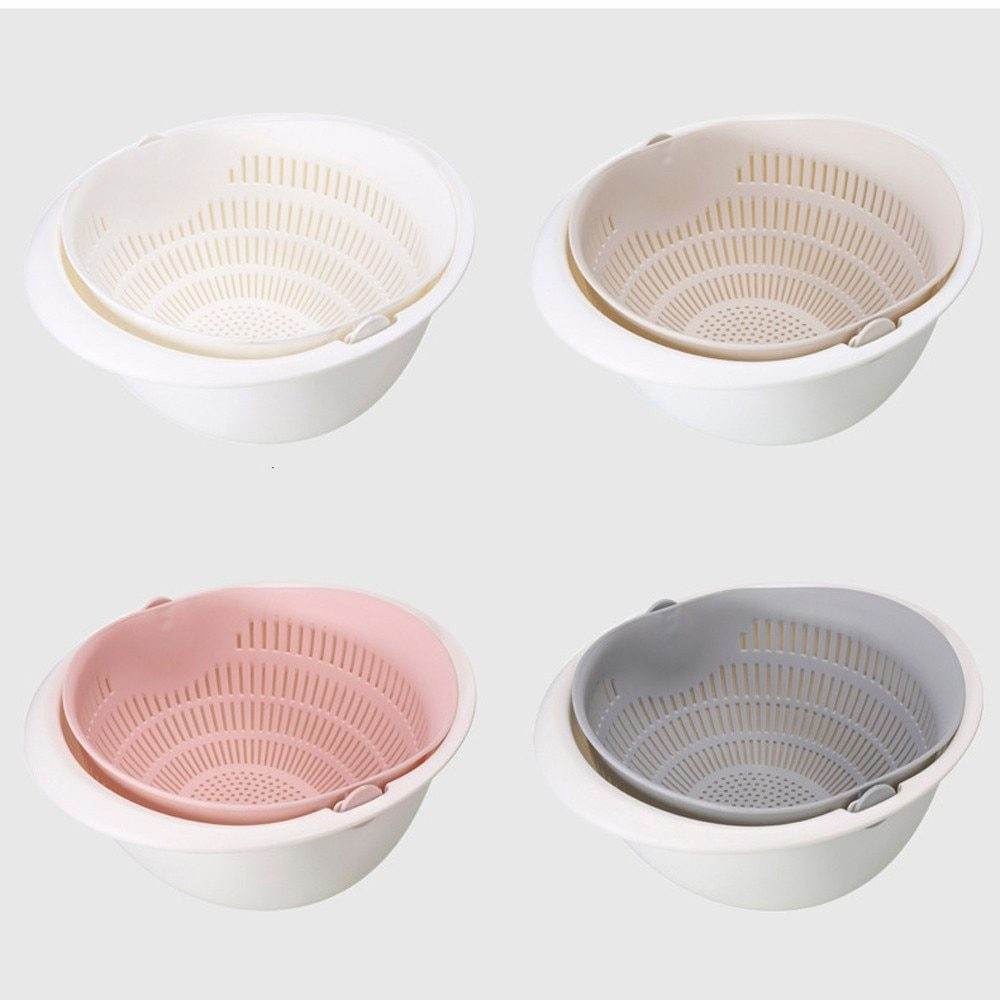 Portable Detachable Double-Layer Drain Basket for Fruit and Veggies - Killer Products