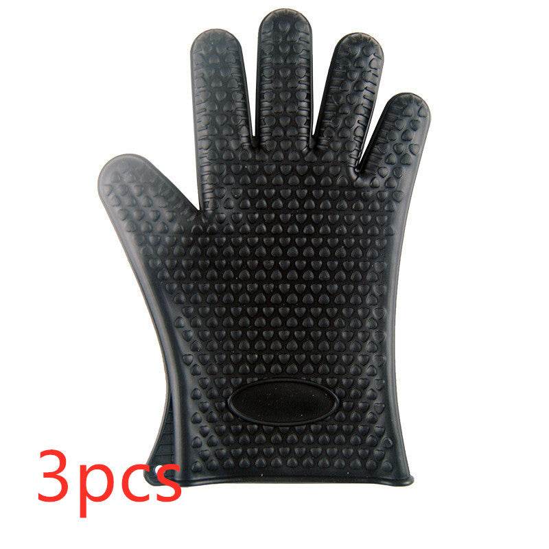 Heat Proof Food Grade Silicone Oven Mitts for BBQ Safety - Killer Products