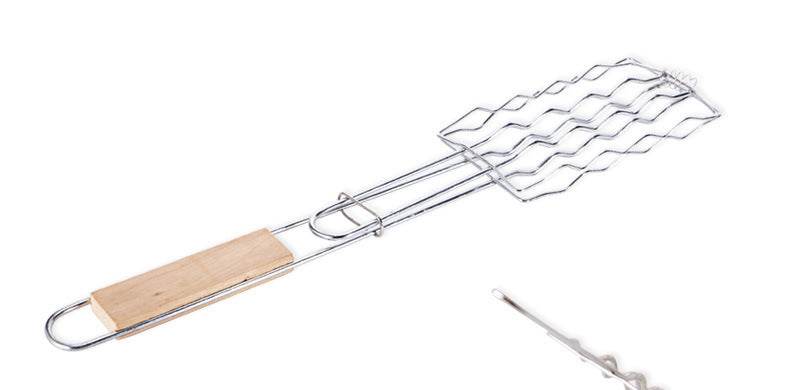 Ultimate Outdoor Grilling Accessories: Wooden Handle Barbecue Clip Set - Killer Products