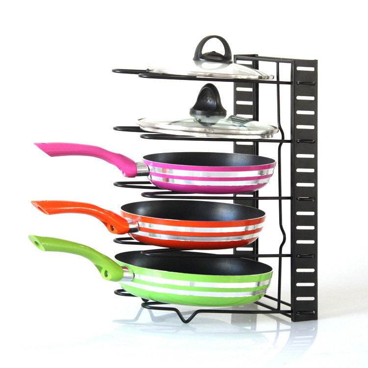8 Tiers Iron Storage Racks: Elegant Kitchen Organizer Solution - Killer Products