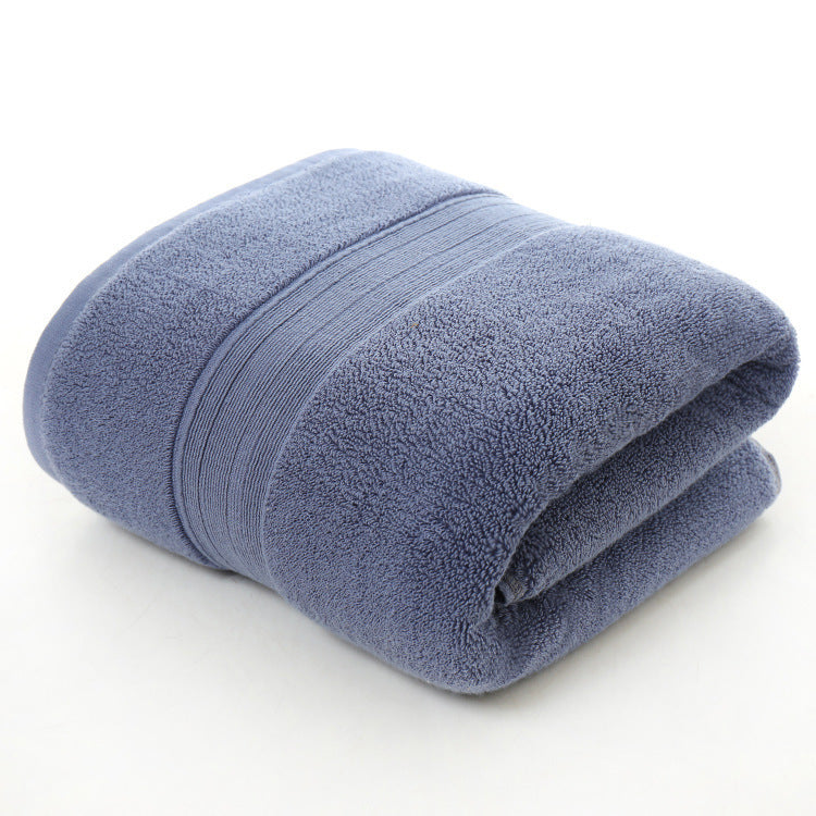 Luxurious Cotton Thickened Plain Colored Bath Towel: Ultimate Comfort - Killer Products