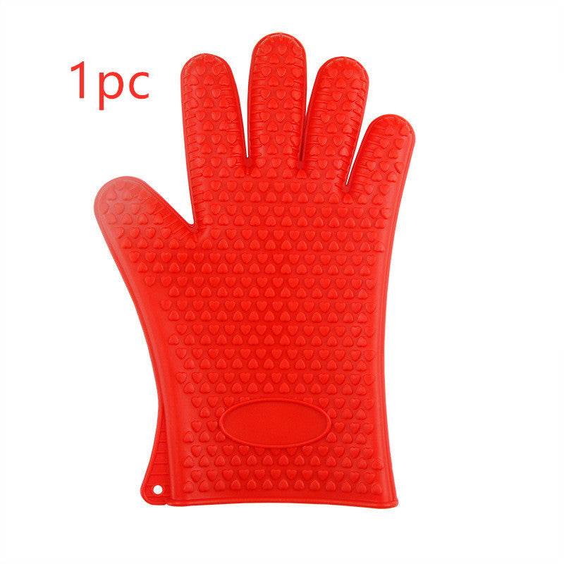 Heat Proof Food Grade Silicone Oven Mitts for BBQ Safety - Killer Products