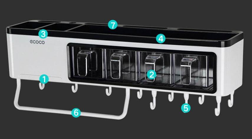 New Kitchen Storage Box: Multi-Function Wall-Mounted Racks Solution - Killer Products