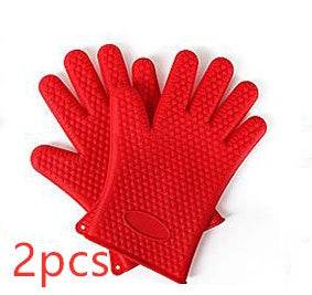 Heat Proof Food Grade Silicone Oven Mitts for BBQ Safety - Killer Products