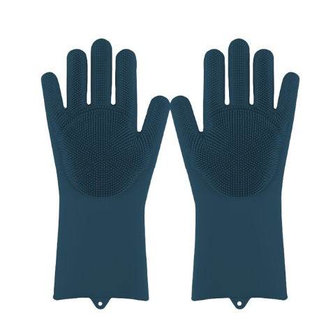 Silicone Heat-resistant Cleaning Brush Scrubbing Gloves for Kitchen Magic - Killer Products