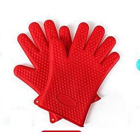Heat Proof Food Grade Silicone Oven Mitts for BBQ Safety - Killer Products