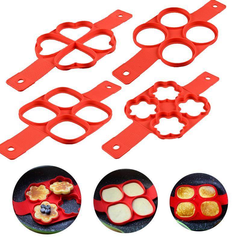 Fantastic Silicone Non Stick Egg Pancake Maker Mold Set - Killer Products